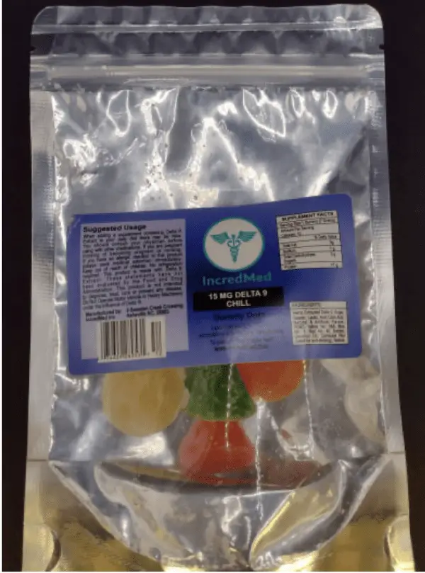 Delta 9 Chill Gummy Dots 15 mg